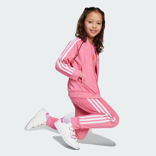Trening Adidas Originals – Roz cu Dungi Albe