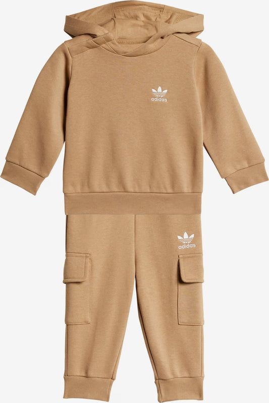 Trening Adidas Originals – Bej cu Logo Alb