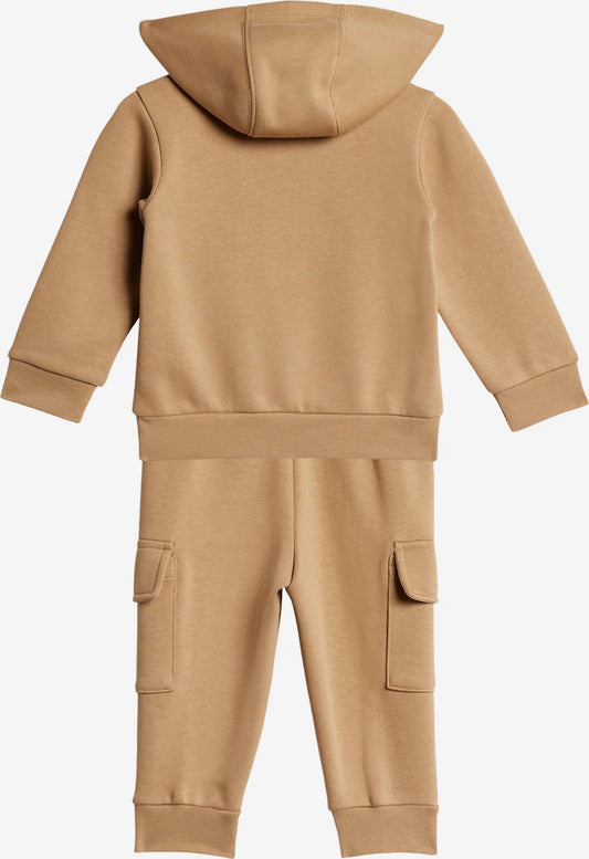 Trening Adidas Originals – Bej cu Logo Alb