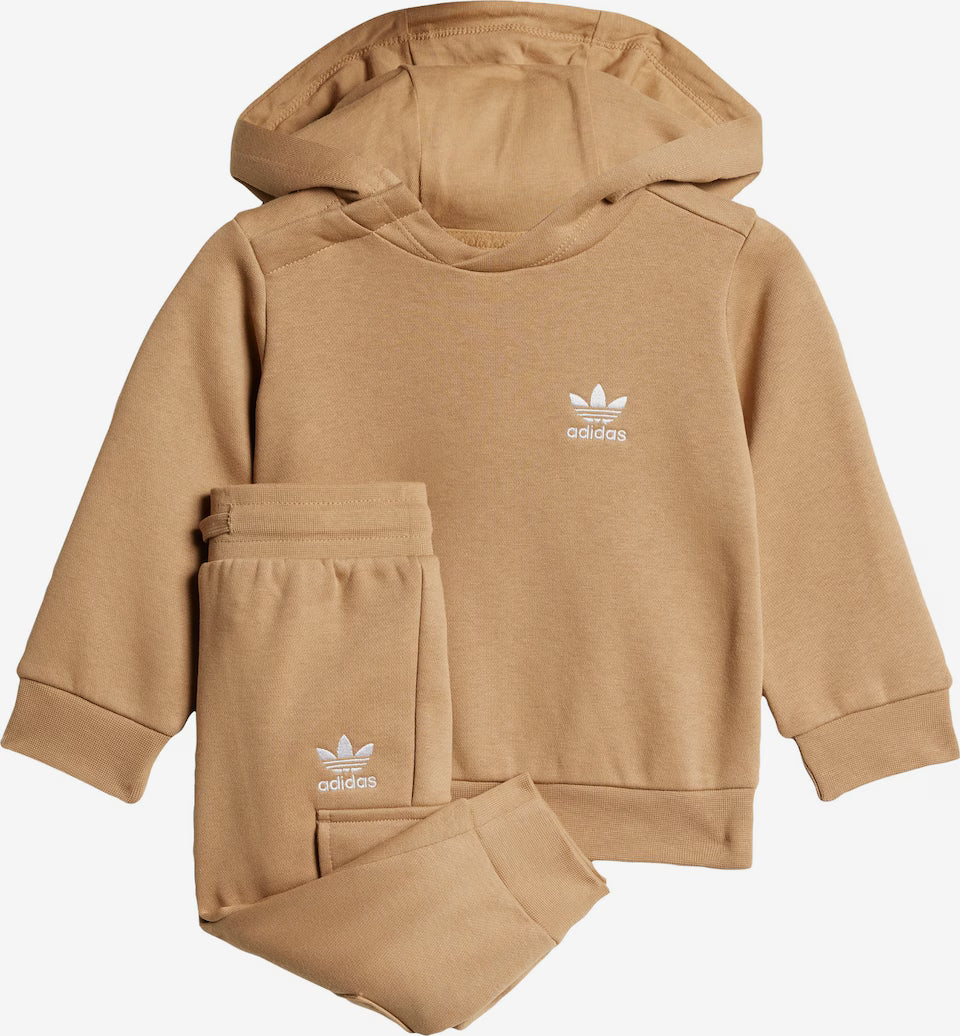Trening Adidas Originals – Bej cu Logo Alb