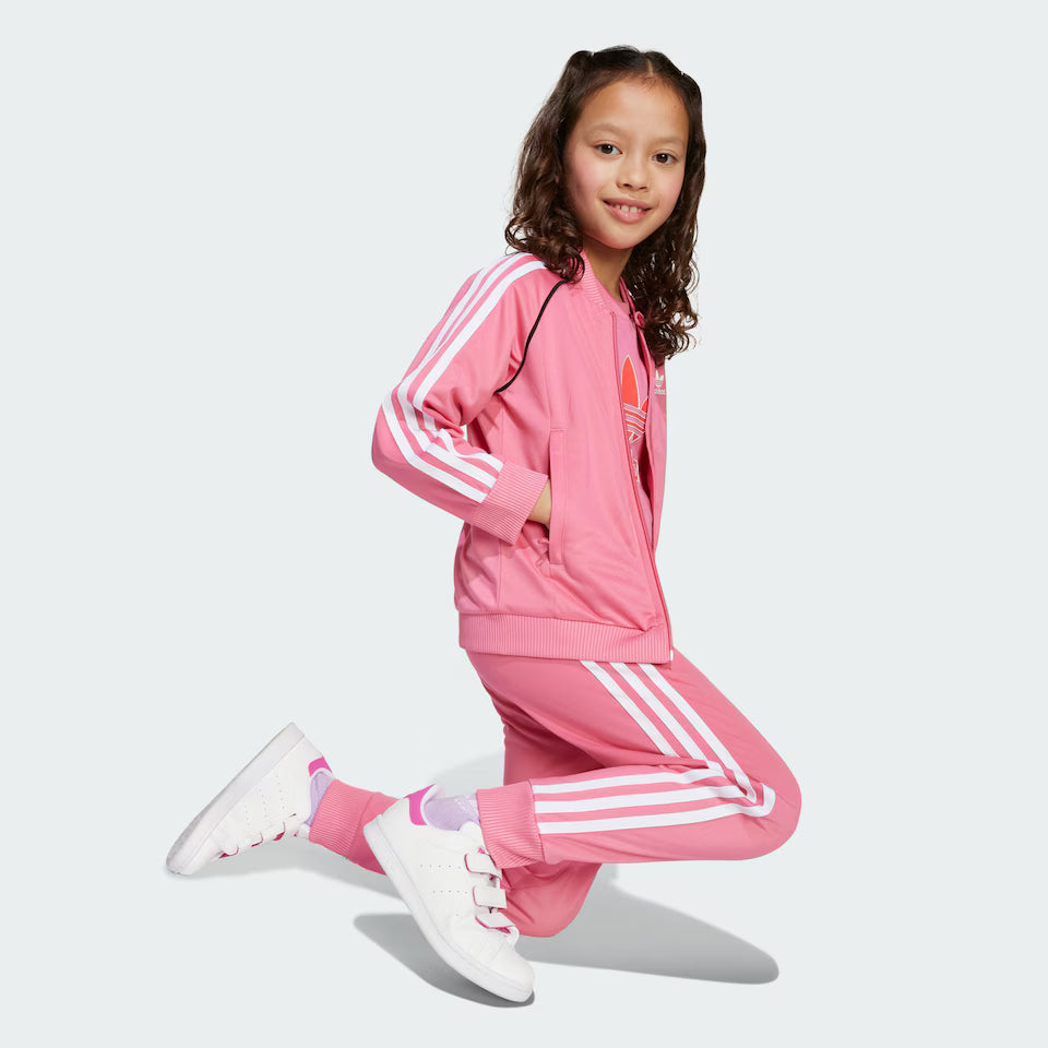 Trening Adidas Originals – Roz cu Dungi Albe