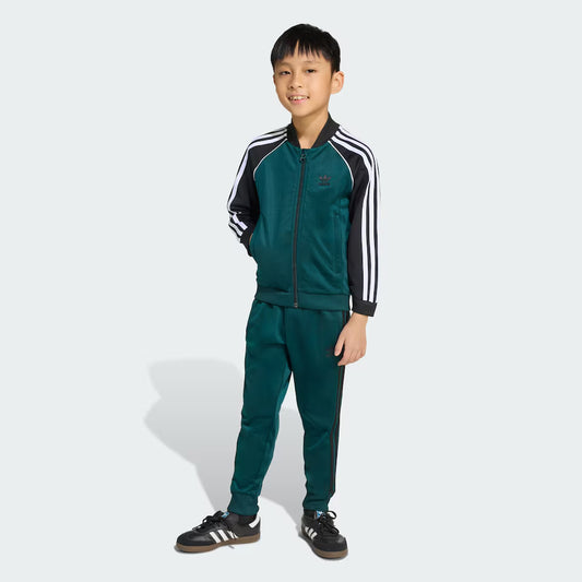 Trening Adidas Originals – Verde cu Dungi Albe