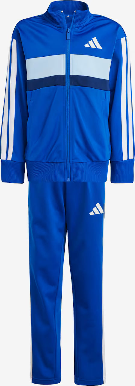 Trening Adidas – Albastru cu Dungi Albe și Detalii Contrastante