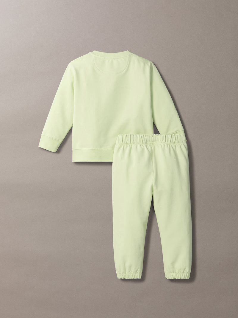 Compleu Calvin Klein – Verde cu Logo Central