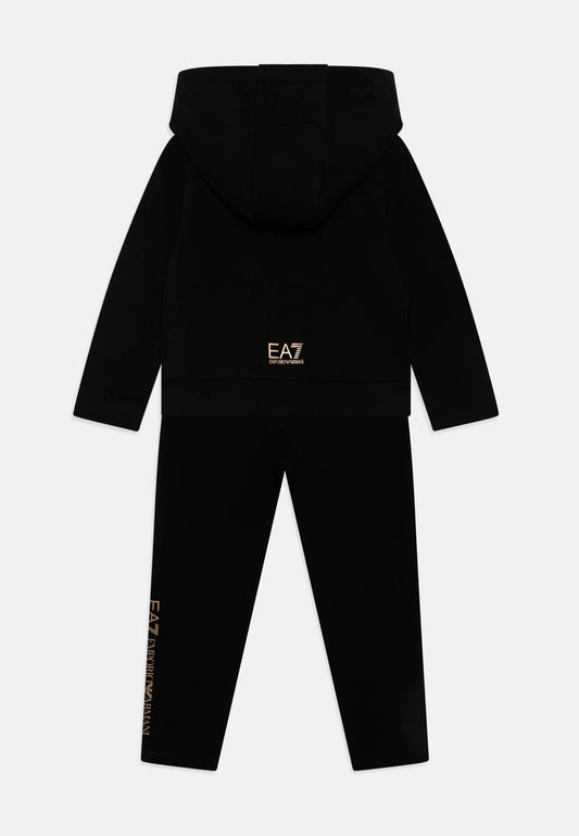 Trening EA7 Emporio Armani – Negru cu Logo Auriu